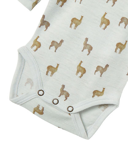 Lil' Atelier Samfella l/e - Ull - NbmNoel - Grár Dawn/Lama