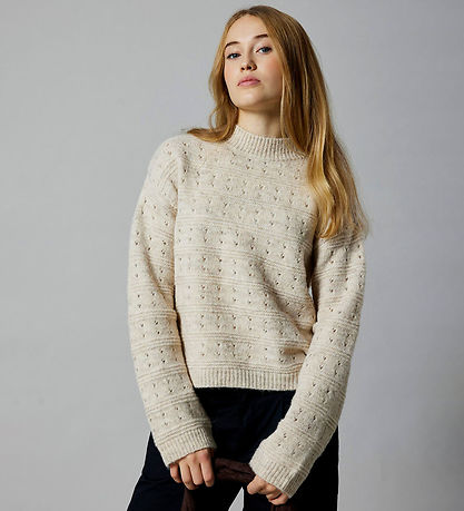 LMTD Blússa - Prjónað - NlfNamely - Hafrar M. Mynsturprjón