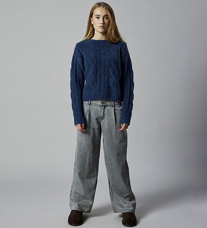 LMTD Jeans - Wide - NlfBea - Medium+ Grey Denim
