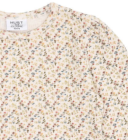 Hust and Claire - Blouse - Rib - Alma - Whisper Melange