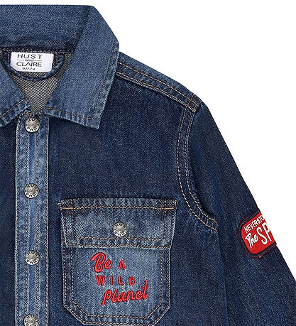 Hust and Claire Shirt - Raven - Dark Blue Denim