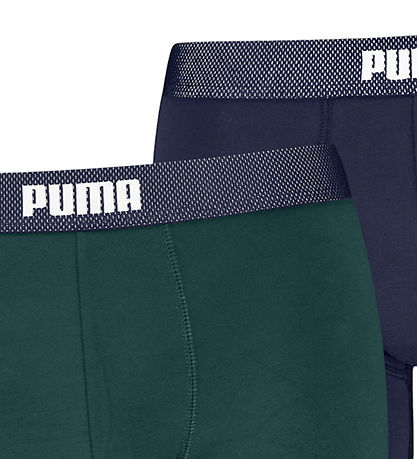 Puma Boxershorts - 2er-Pack - Grün/Navy