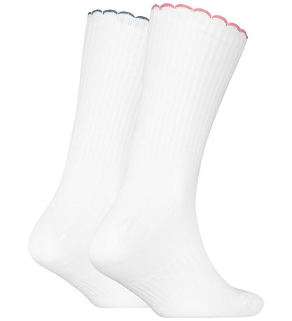 Puma Socken - Kids Crew - 2er-Pack - Weiß/Pink/Blau