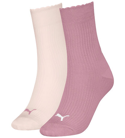 Puma Socken - 2er-Pack - Pink Kombination