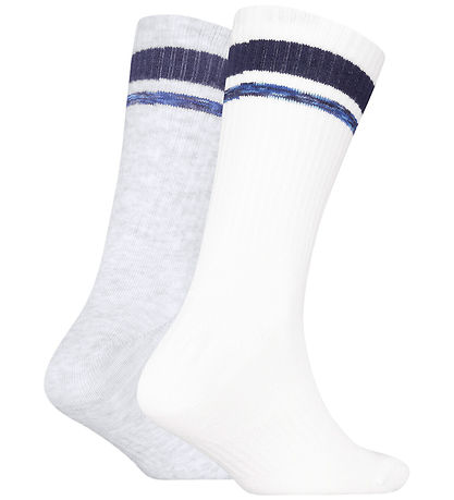 Puma Socken - Kids Crew - 2er-Pack - Weiß/Grau/Blau