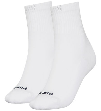 Puma Socken - Short Crew - Heart Logo - 2er-Pack - Weiß/Schwarz