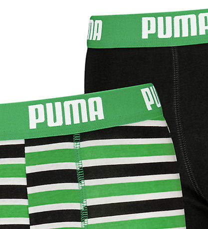 Puma Boxershorts - Everyday - 2er-Pack - Grün/Schwarz