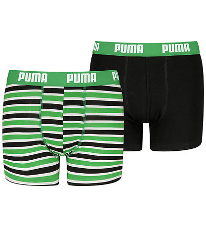 Puma Boxershorts - Everyday - 2er-Pack - Grün/Schwarz