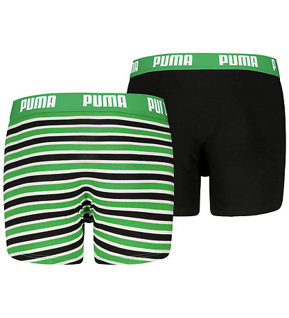 Puma Boxershorts - Everyday - 2er-Pack - Grün/Schwarz