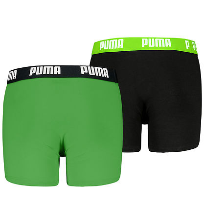 Puma Boxershorts - Everyday - 2er-Pack - Grün/Schwarz