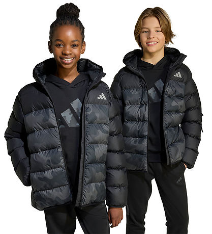 adidas Performance Puffer Jacket - J SD AOP - Black