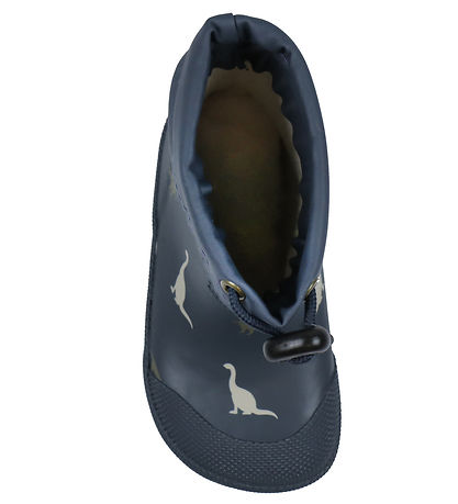 Bundgaard Rubber Boots w. Lining - Malik Navy Dino - Multi Color