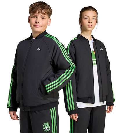adidas Originals Bomberjacke - Minecraft - Schwarz