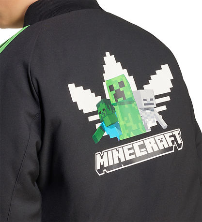 adidas Originals Bomberjacke - Minecraft - Schwarz