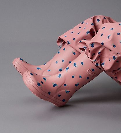 Bundgaard Rubber Boots - Wide Fit - Charly - Blush Berry
