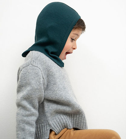 Minimalisma Balaclava - Single Layer - Rib - Wool - Elephant - O