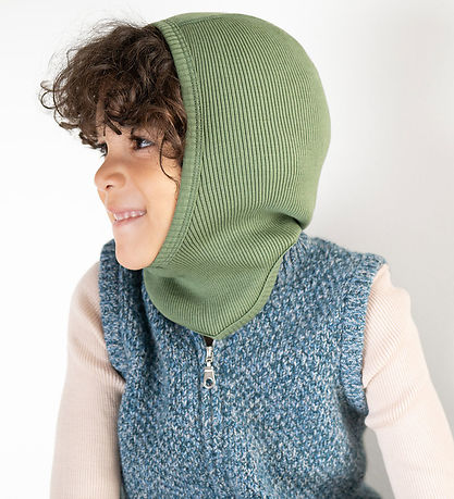 Minimalisma Balaclava - Single Layer - Rib - Wool - Elephant - G