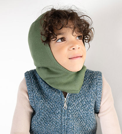 Minimalisma Balaclava - Single Layer - Rib - Wool - Elephant - G