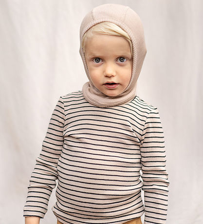 Minimalisma Balaclava - Single Layer - Rib - Wool - Elephant - B