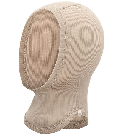 Minimalisma Balaclava - Single Layer - Rib - Wool - Elephant - B