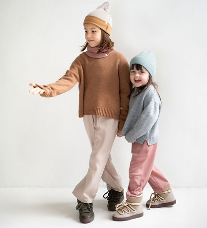 Minimalisma Beanie - Arvid Contrast - Wool - Beige