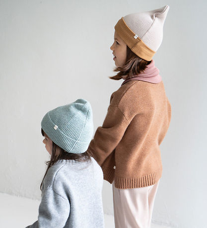 Minimalisma Beanie - Arvid Contrast - Wool - Beige
