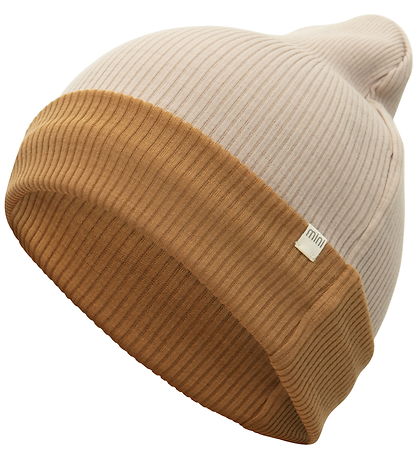 Minimalisma Beanie - Arvid Contrast - Wool - Beige