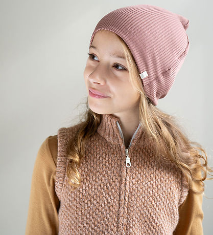 Minimalisma Beanie - Silk/Cotton - Bambi - Antique Rose