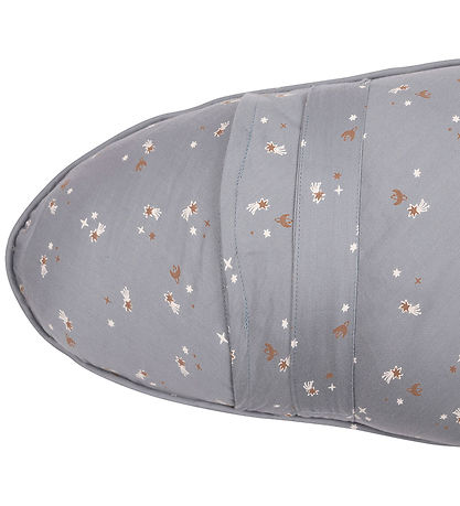 Müsli Nursing Pillow - Stars Kapok - Jasmin Blue/Conditioner Cre