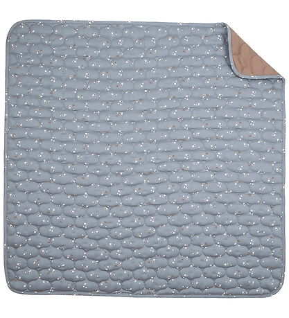 Müsli Teppi - Teppi - 90x90 cm - Stjörnur - Jasmin Blue/Hárnærin