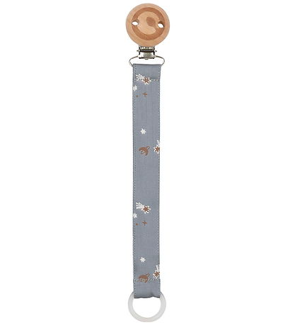 Müsli Pacifier Clip - Stars - Jasmin Blue/Conditioner Cream/Waln