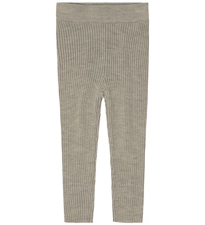 FUB Leggings - Rib - Prjónað - Ull - Hafrablöndu