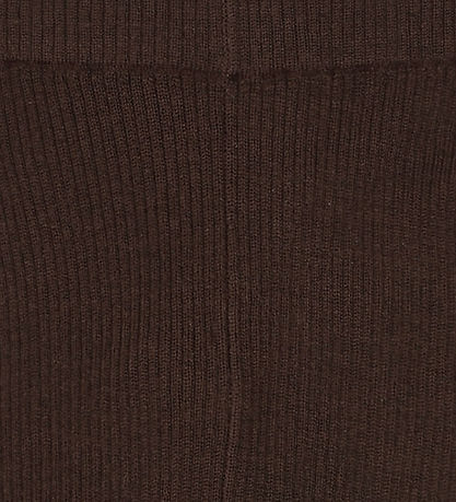 FUB Leggings - Rib - Knitted - Wool - Mocca