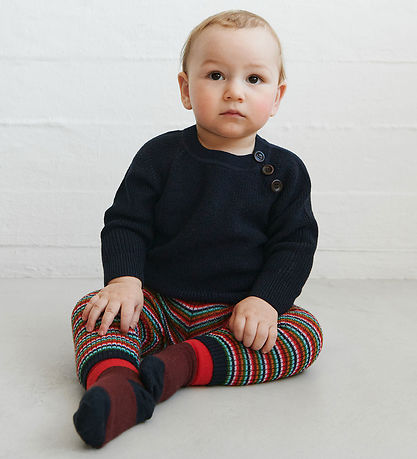 FUB Socken - Wolle - Rib - 2er-Pack - Cranberry