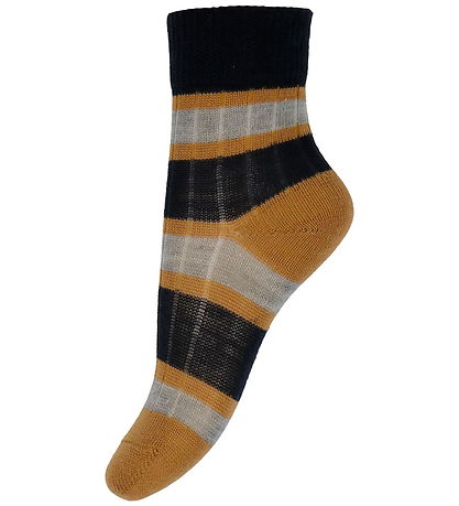 FUB Socken - Wolle - Rib - 2er-Pack - Dark Navy
