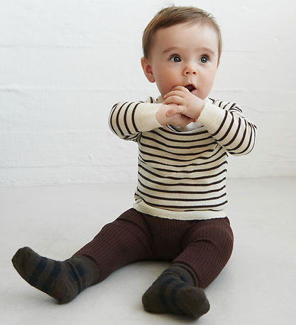 FUB Socken - Wolle - Karo - 2er-Pack - Mocca/Dark Navy