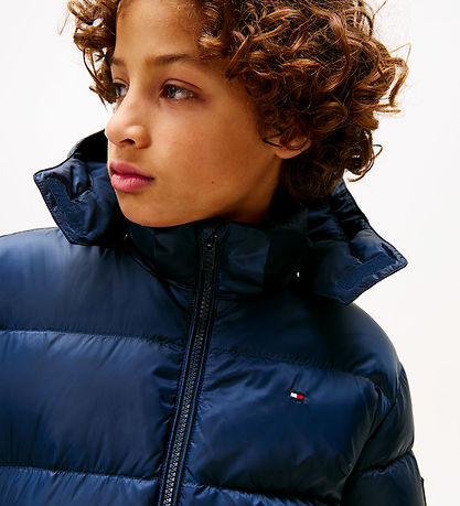 Tommy Hilfiger Dúnúlpa - Essential Down - Dark Nótt Dökkblátt