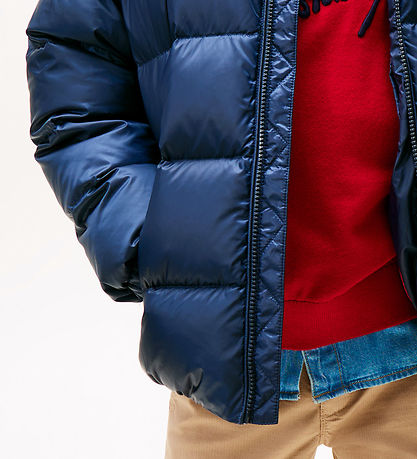 Tommy Hilfiger Dúnúlpa - Essential Down - Dark Nótt Dökkblátt