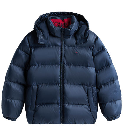 Tommy Hilfiger Dúnúlpa - Essential Down - Dark Nótt Dökkblátt