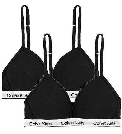 Calvin Klein BH u. Bügel - Triangle - 2er-Pack - Schwarz