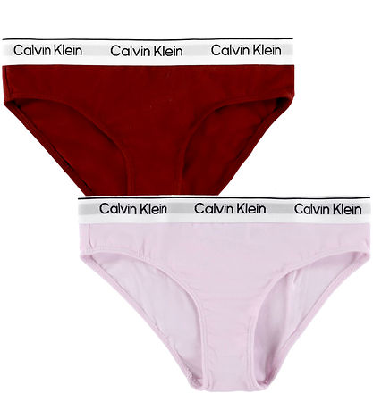 Calvin Klein Pikkuhousut - 2 kpl - Vaaleanlila/Vadelmasuklaa