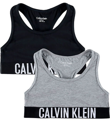 Calvin Klein Toppar - 2-pack - Svart/Gråljus