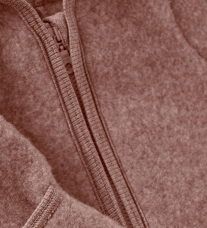 Huttelihut Pramsuit - Wool fleece - Burlwood w. Ears