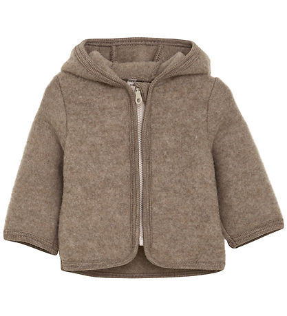 Huttelihut Cardigan - Wool fleece - Savannah Melange