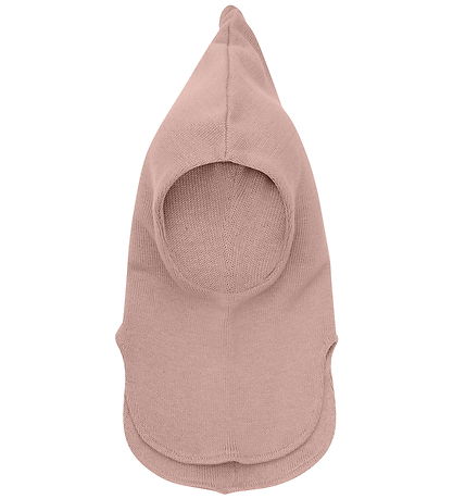 Huttelihut Balaclava -2-layer - Wool - Knitted - Mahogany Rose