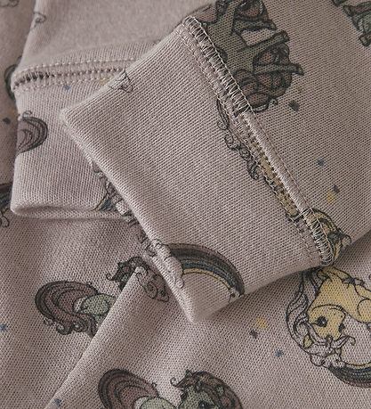 Name It Leggings - Wool - NbfWillit - Shadow Gray/Unicorn