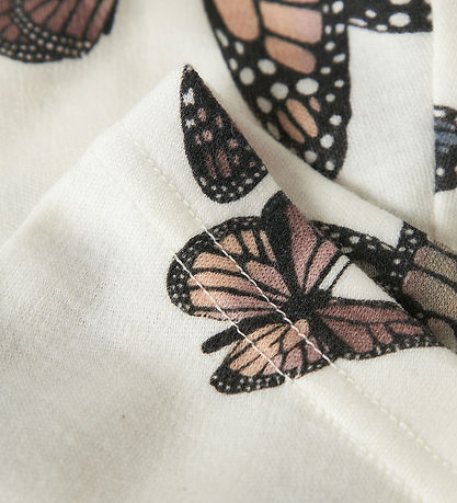 Name It Leggings - ull - NbfWillitus - Snow White/Þverslaufa