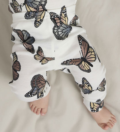 Name It Leggings - ull - NbfWillitus - Snow White/Þverslaufa