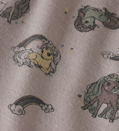 Name It Bodysuit l/s - Wool - NbfWillit - Shadow Gray/Unicorn