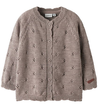 Name It Cardigan - Ull - Prjónað - NbfWrilla - Satellite M. Hulm